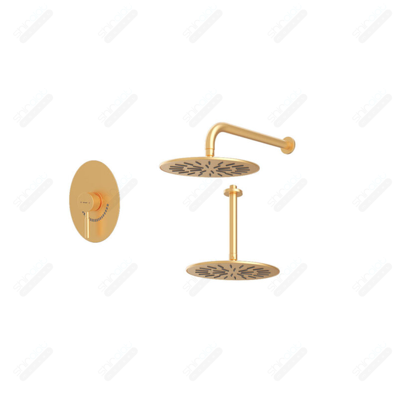 حمام توکار تیپ یک شودر مدل روگن BRASS - تصویر 4