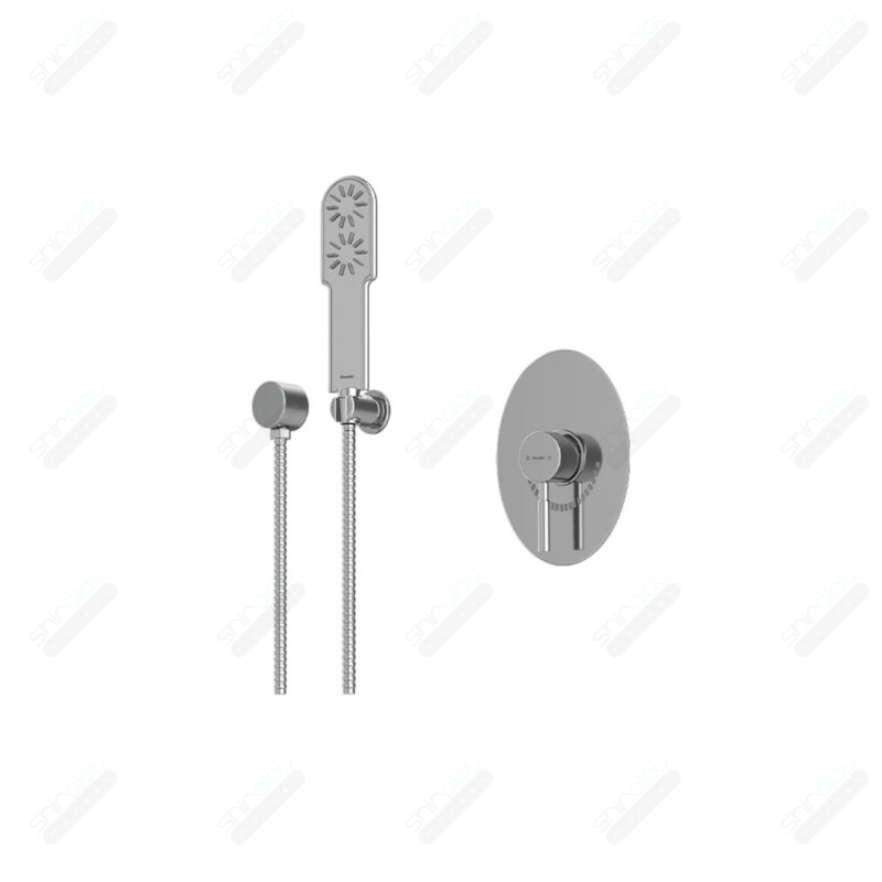 حمام توکار تیپ دو شودر مدل روگن BRASS - تصویر 1