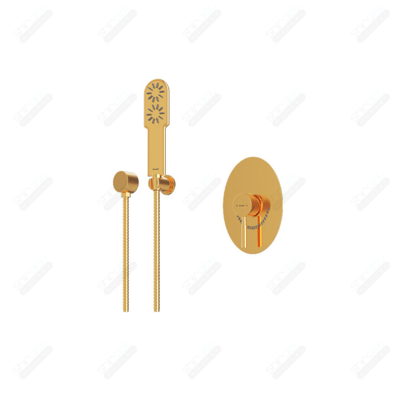 حمام توکار تیپ دو شودر مدل روگن BRASS - تصویر 3