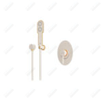 حمام توکار تیپ دو شودر مدل روگن BRASS - تصویر 7