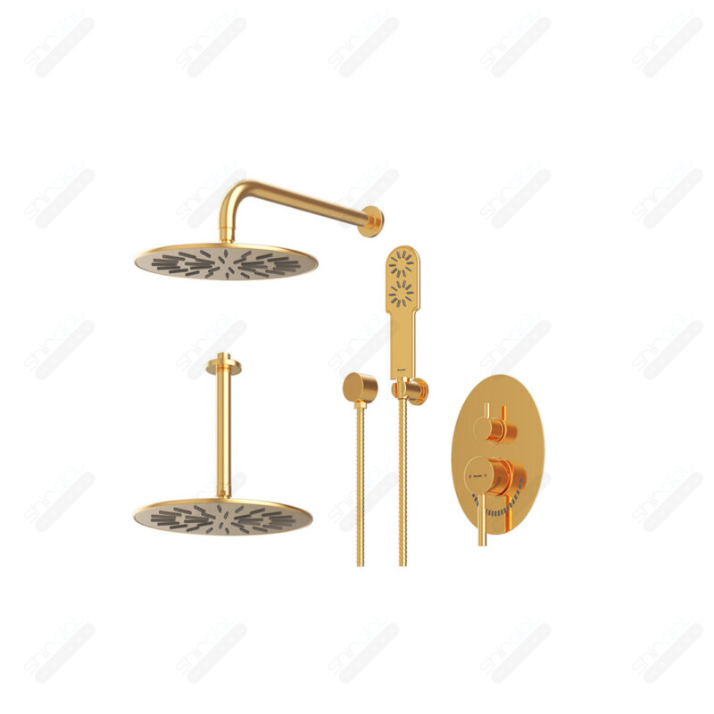 حمام توکار تیپ سه شودر مدل روگن BRASS - تصویر 3