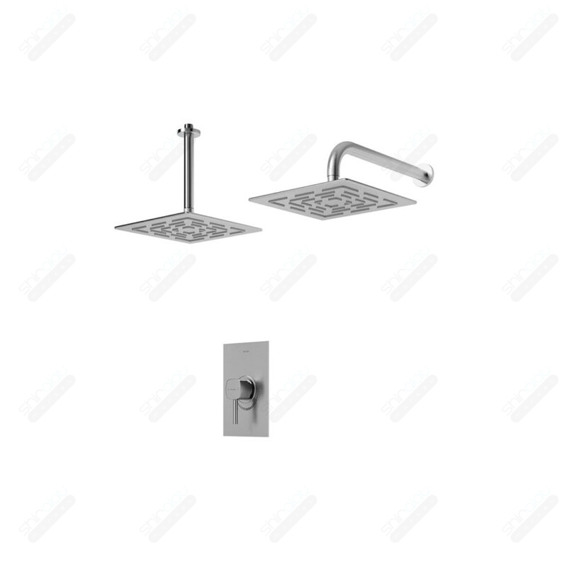 حمام توکار تیپ یک شودر مدل رومر BRASS - تصویر 3