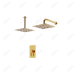 حمام توکار تیپ یک شودر مدل رومر BRASS - تصویر 4
