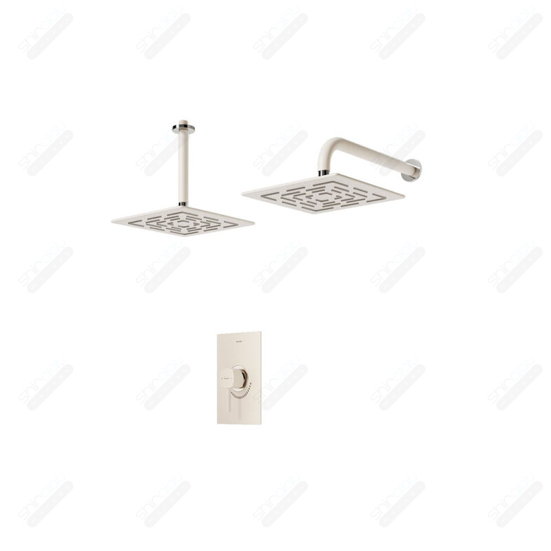 حمام توکار تیپ یک شودر مدل رومر BRASS - تصویر 6