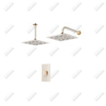 حمام توکار تیپ یک شودر مدل رومر BRASS - تصویر 2