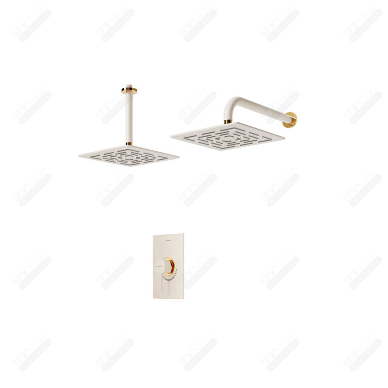 حمام توکار تیپ یک شودر مدل رومر BRASS - تصویر 2