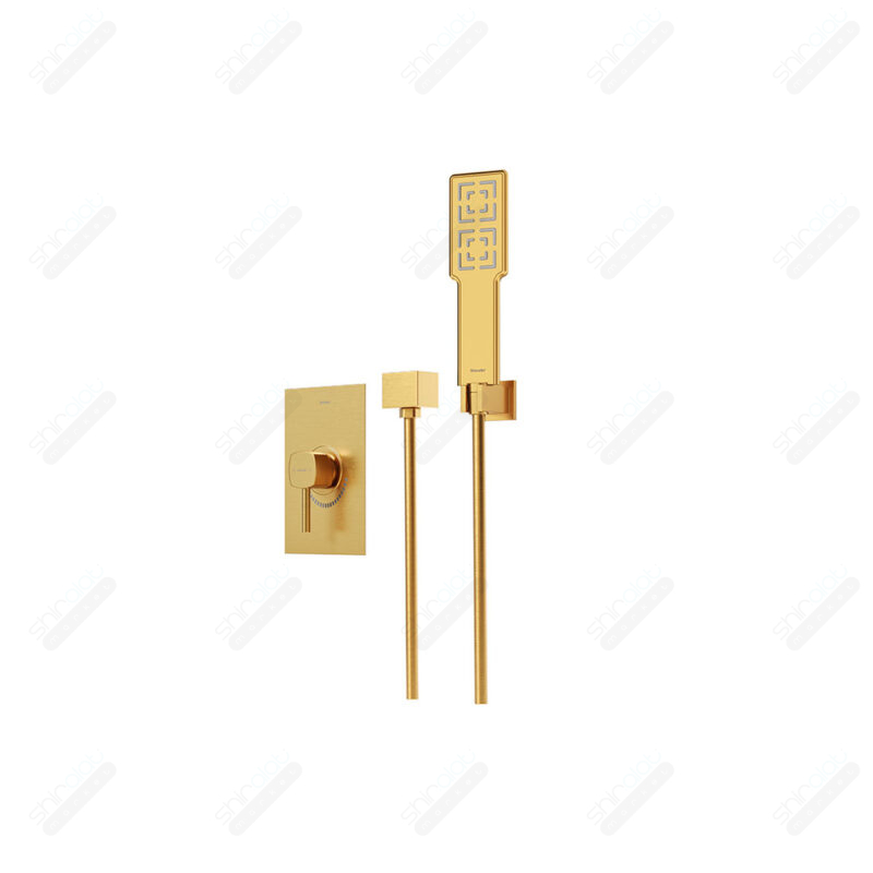 حمام توکار تیپ دو شودر مدل رومر BRASS - تصویر 6