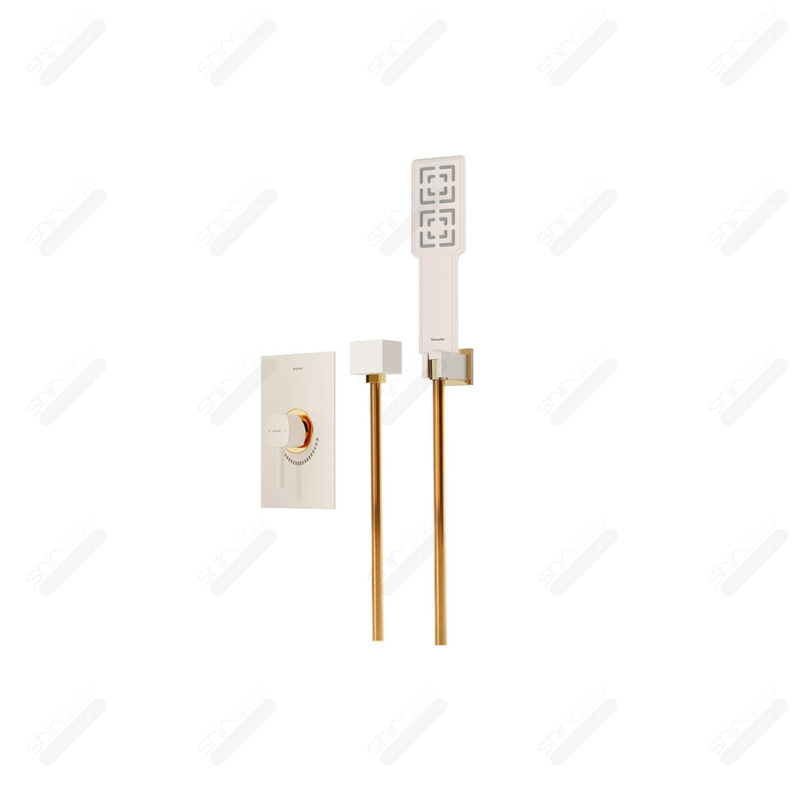 حمام توکار تیپ دو شودر مدل رومر BRASS - تصویر 3