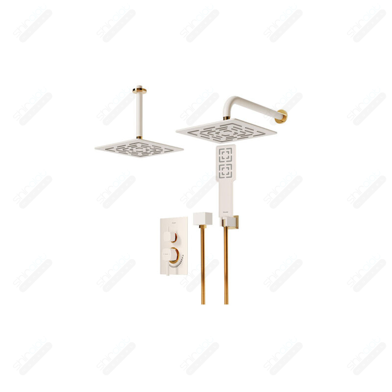 حمام توکار تیپ سه شودر مدل رومر BRASS - تصویر 3