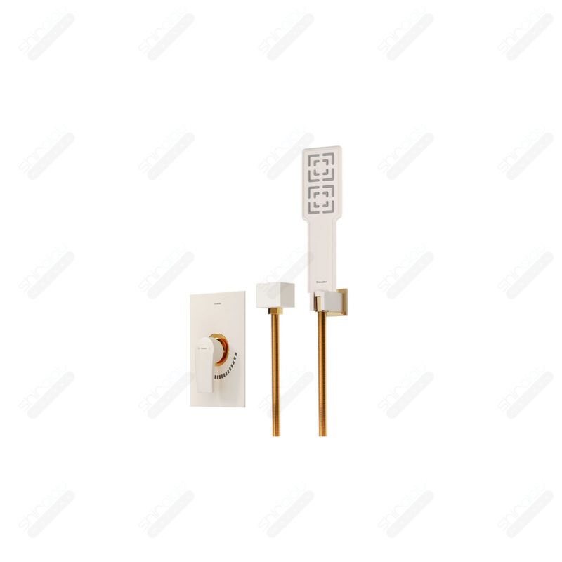 حمام توکار تیپ دو شودر مدل رومر پلاس BRASS - تصویر 3