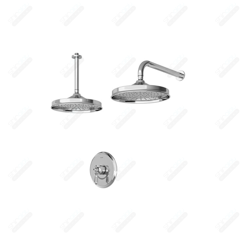 حمام توکار تیپ یک شودر مدل زیگموند BRASS - تصویر 1