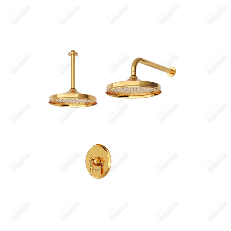 حمام توکار تیپ یک شودر مدل زیگموند BRASS - تصویر 2