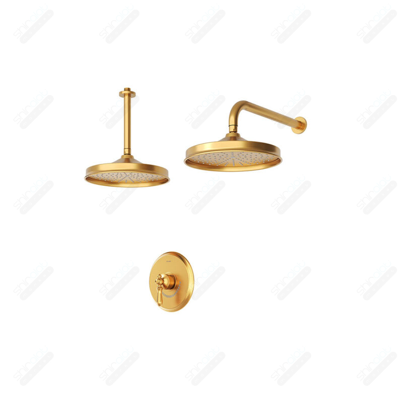 حمام توکار تیپ یک شودر مدل زیگموند BRASS - تصویر 3