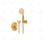 حمام توکار تیپ دو شودر مدل زیگموند BRASS - تصویر 2