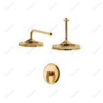 حمام توکار تیپ یک شودر مدل گلوریس BRASS - تصویر 2