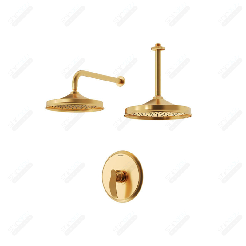 حمام توکار تیپ یک شودر مدل گلوریس BRASS - تصویر 3