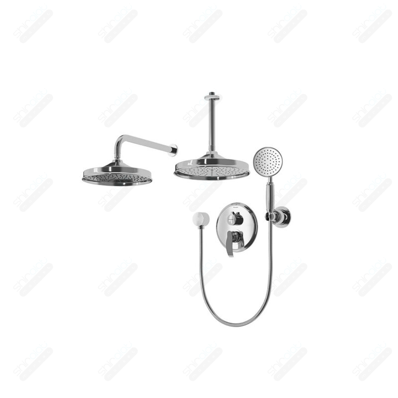 حمام توکار تیپ سه شودر مدل گلوریس BRASS - تصویر 1