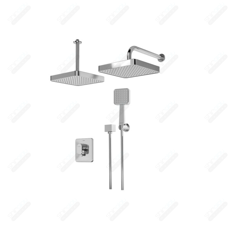 حمام توکار تیپ سه شودر مدل تاین ABS - تصویر 1