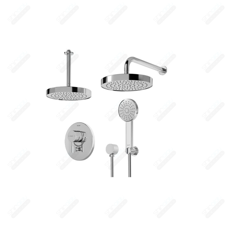 حمام توکار تیپ سه شودر مدل مارینو ABS - تصویر 1